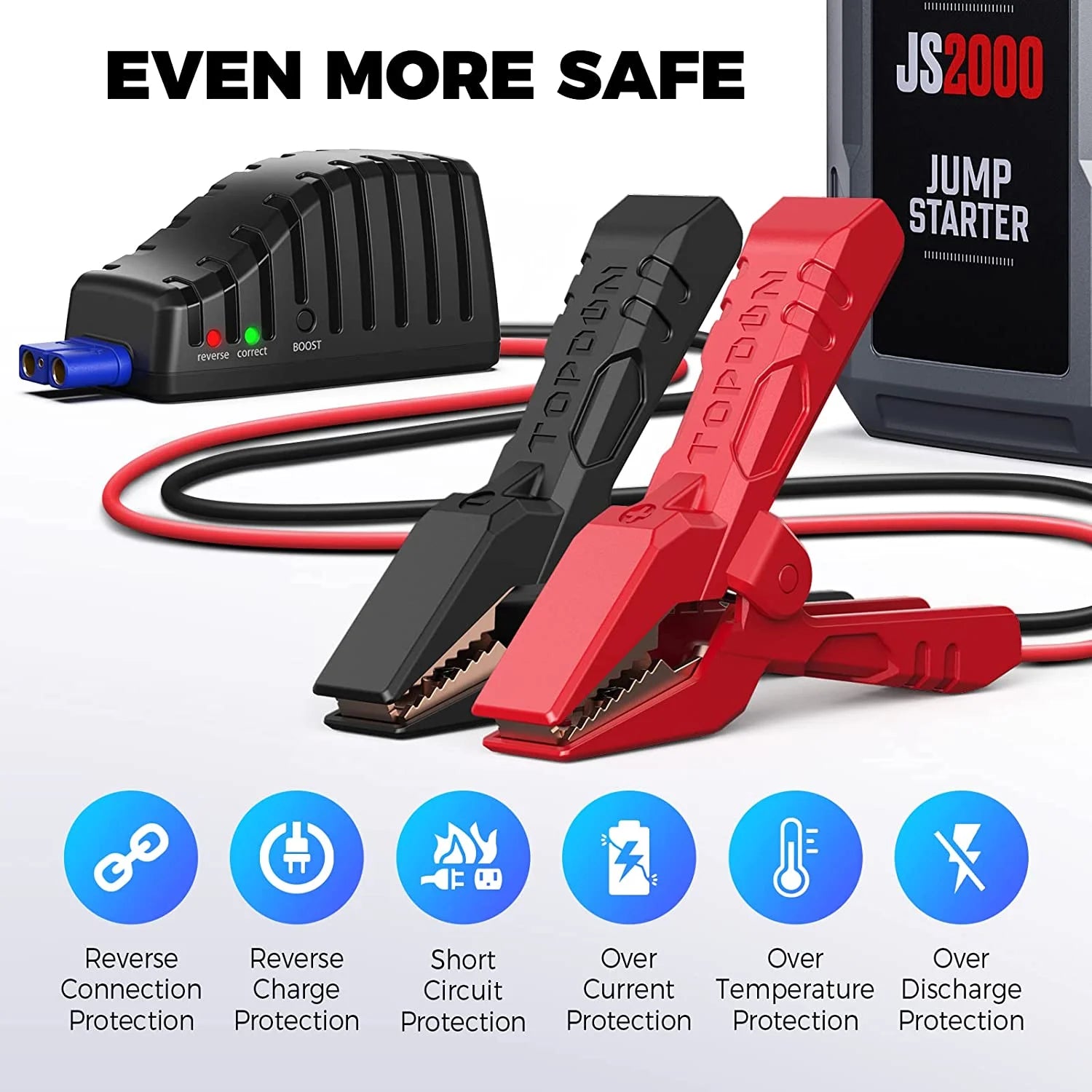 Car Jump Starter 12V 2000Amp 16000mAh X67066