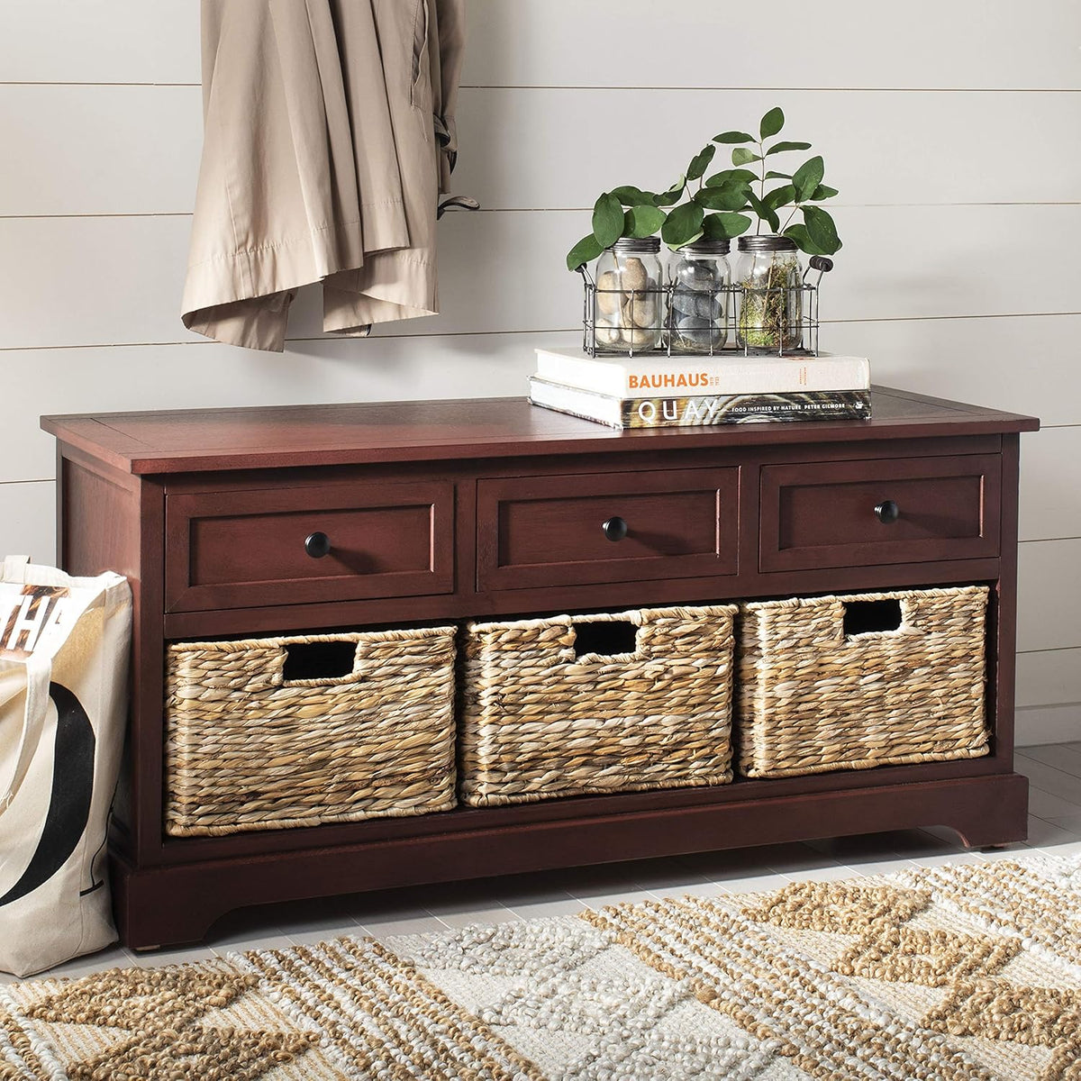 Red 3-Drawer Storage Unit P602