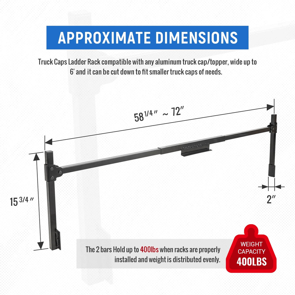Iron Heavy Duty Truck Ladder Rack I75246