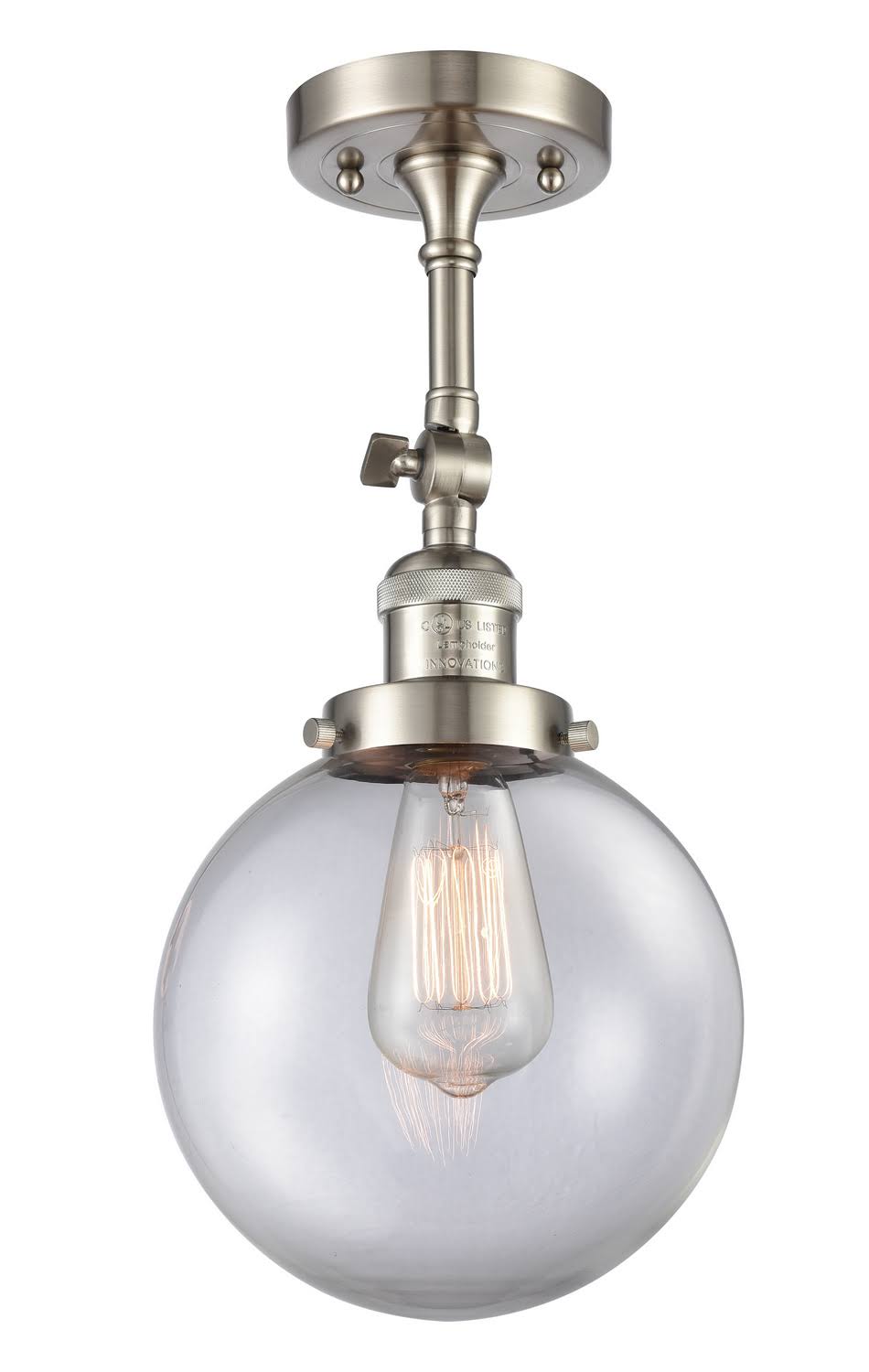 Large Beacon 1 Light Semi-Flush Mount A80805
