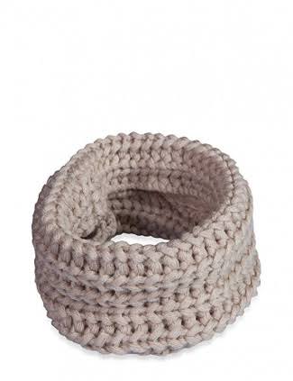 (M/L, Oatmeal) Dog Scarf C11538