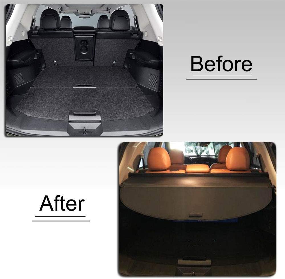 Black Retractable Cargo Cover Pack of 2 Y321338