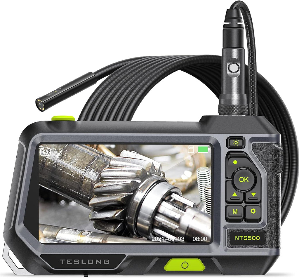 Industrial Borescope Inspection Camera with 5inch 720P HD Screen, 16.5ft Z3605