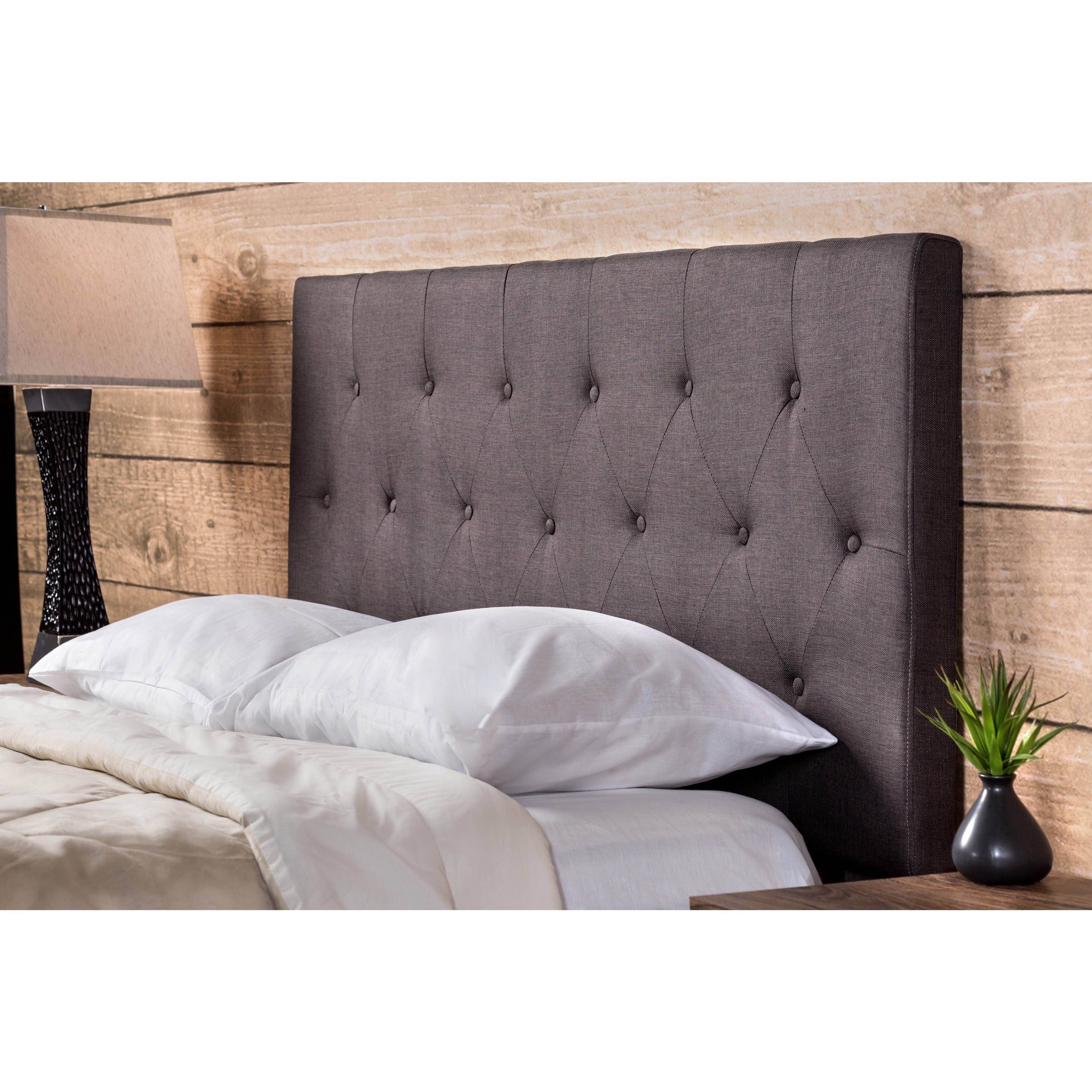 Grey Queen Linen Headboard L365555