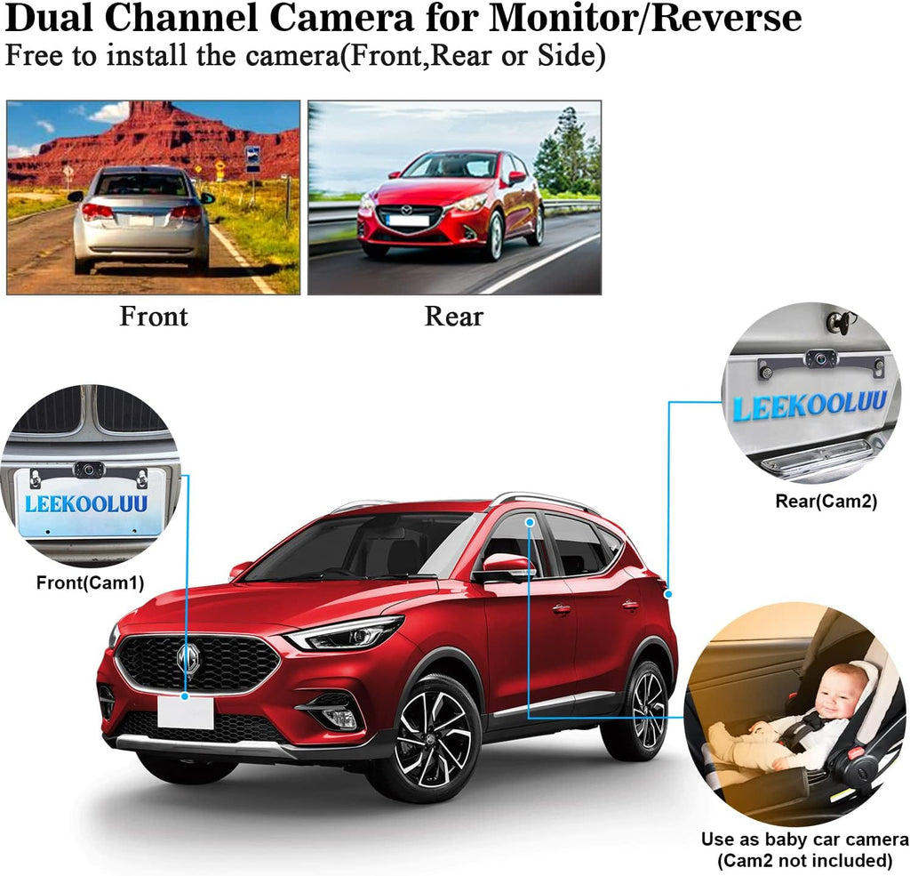 5 Inch HD 1080P Backup Camera Kit with Monitor E320