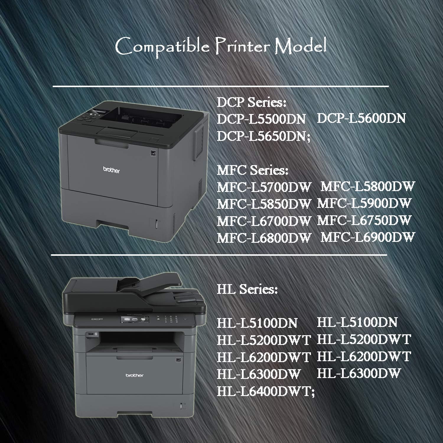 4-Pack TN-850 Toner Cartridge, 8,000 Pages, Pack of 2 Q809