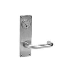 Mortise Lock Bright Nickel Plated Clear Coated P89965