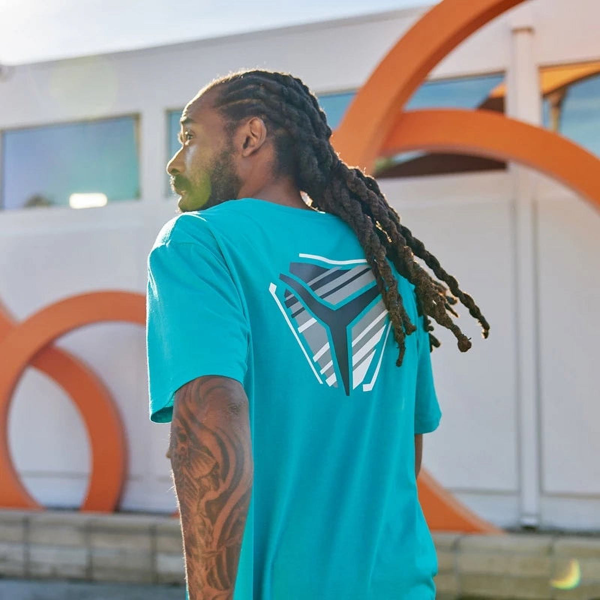 Teal V-Neck T-Shirt R165920
