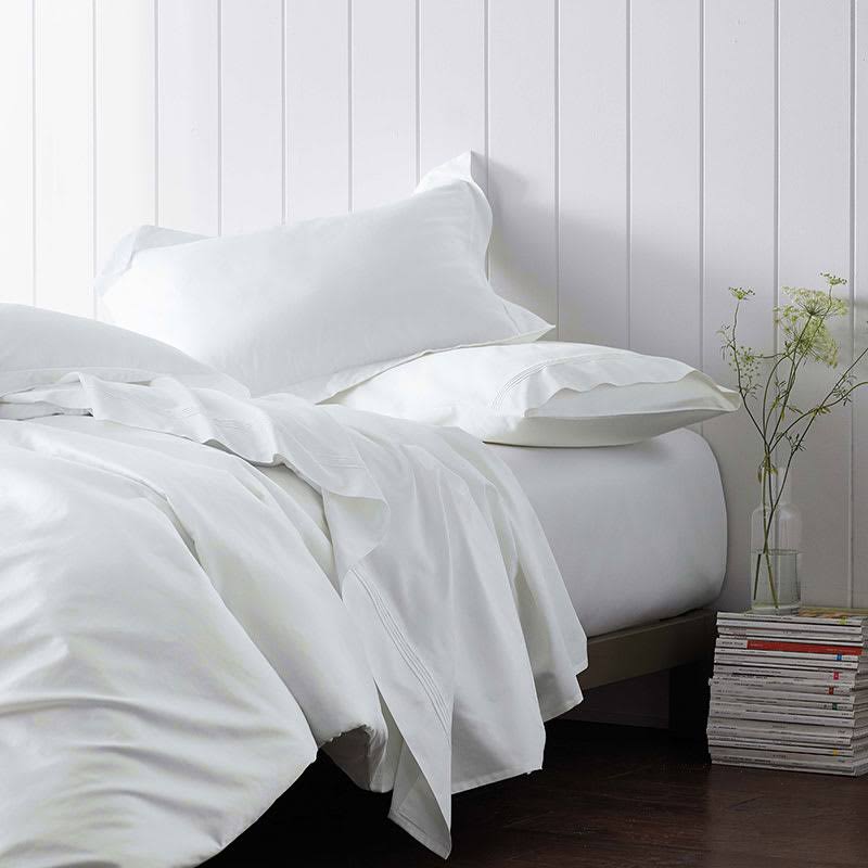 Pale Yellow Solid Egyptian Cotton Sateen Euro Sham A842718