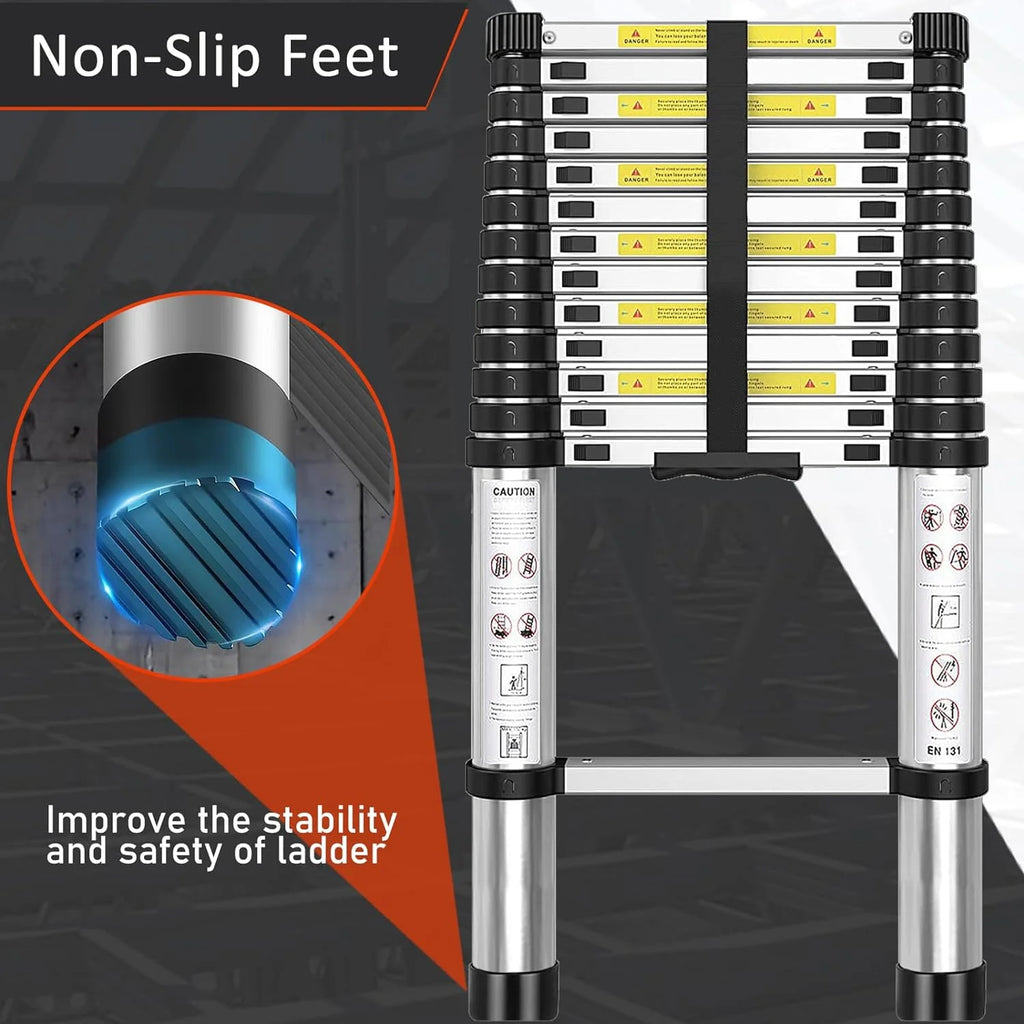 8.5FT Aluminum Telescoping Ladder J447484