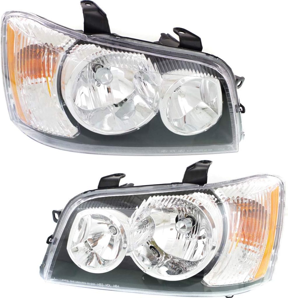Headlight Assembly Pair for Toyota Highlander 2001-2003 Z23011