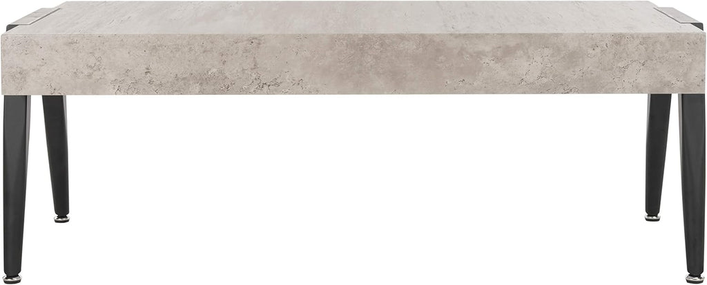 Light Grey and Black Coffee Table A25825