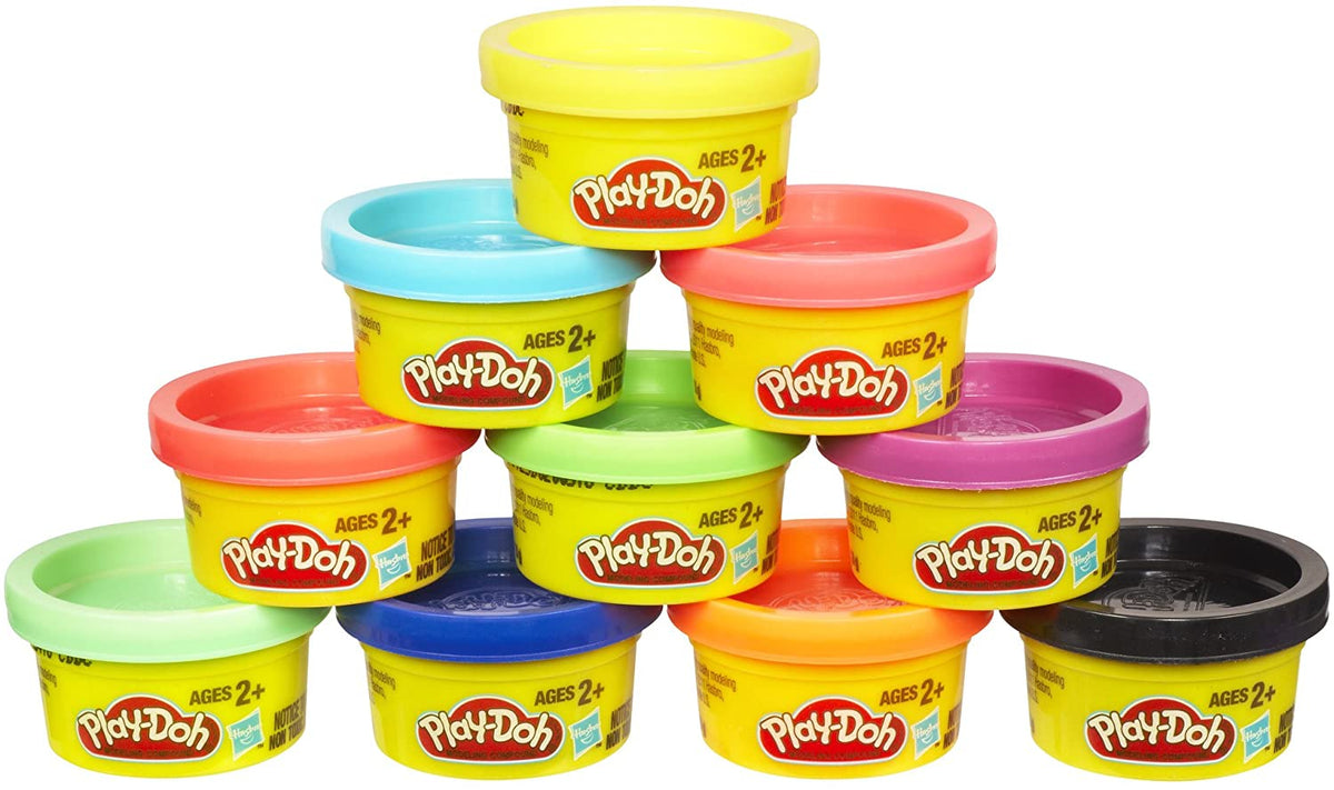 10 1oz Cans Play-Doh Assorted Color D3654