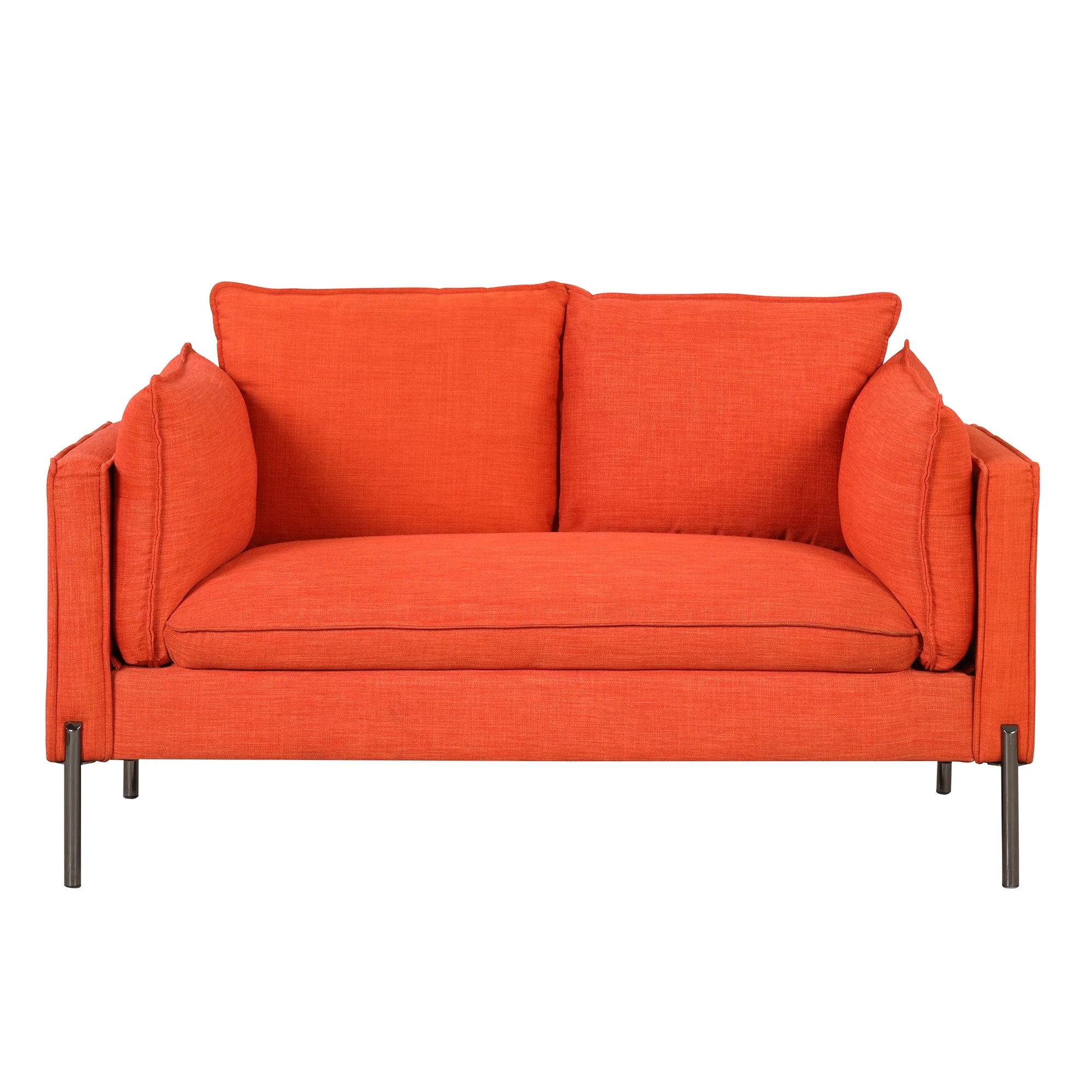 2 Piece Linen Fabric Loveseat and 3 Seat Couch Set K188