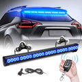 27 Inch 6 Panel LED Strobe Light Bar with Wireless Remote Control, White/Red, Pack of 2 V3681