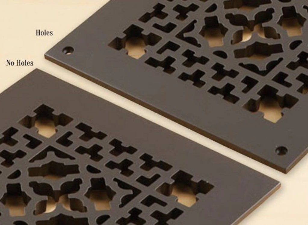 6" X 10" Grey Floor Grille D37252