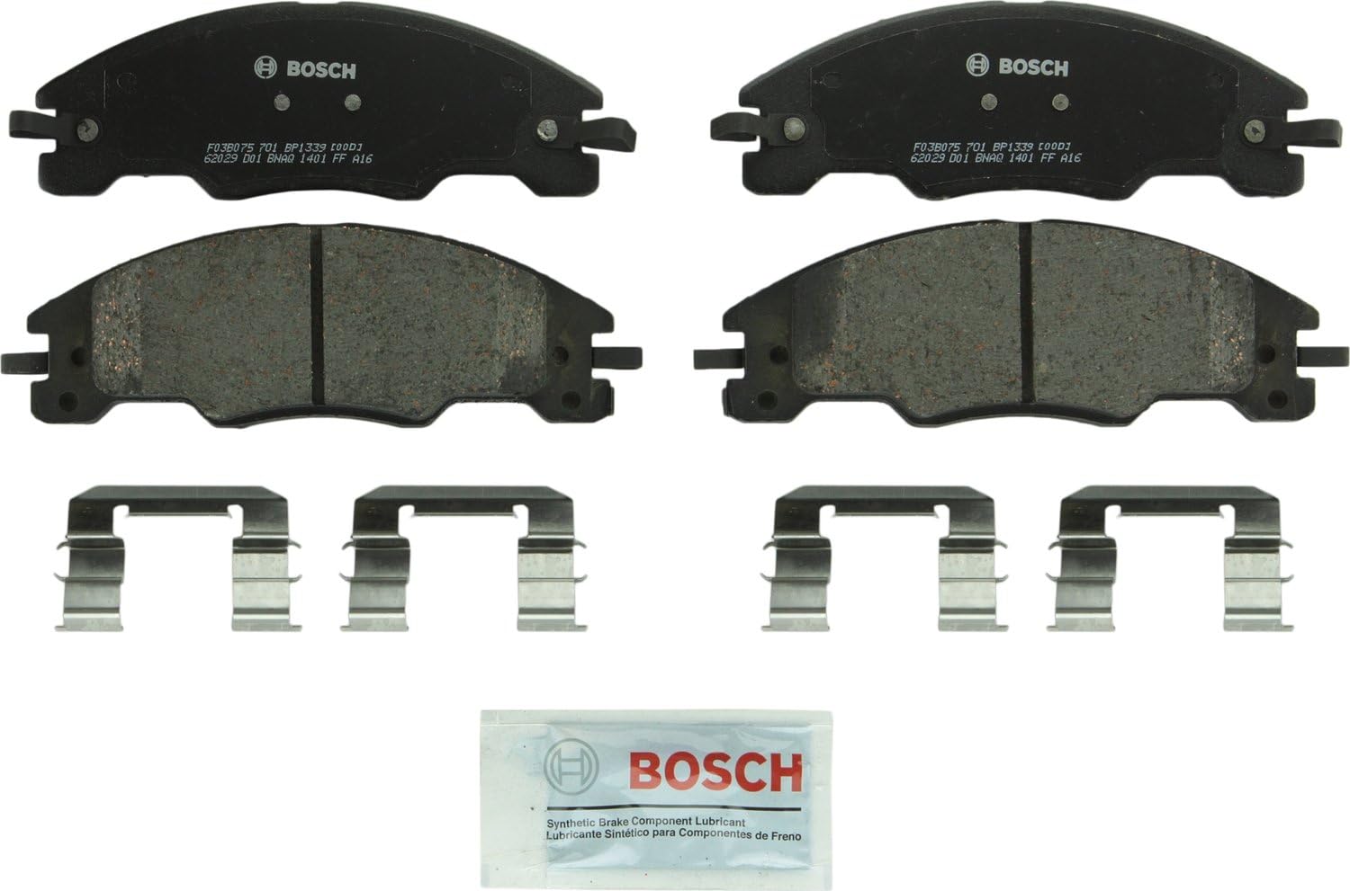 Semi-Metallic Disc Brake Pad Set Front Pack of 2 Y4546