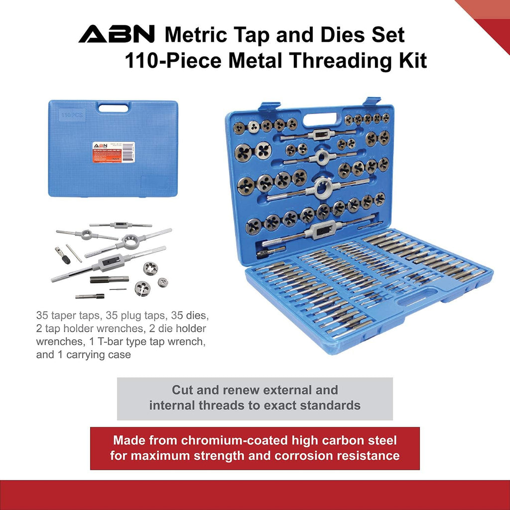 110-Piece Metric Tap and Die Set D7003