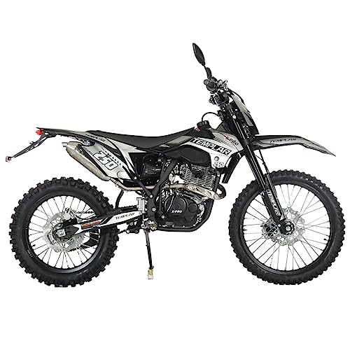 250cc Dirt Bike with 5-Speed Manual Transmission, Electric/Kick Start, 21"/18" Wheels U716826
