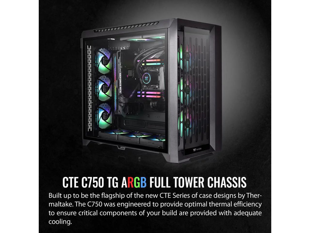Full Tower with Tempered Glass Front & Side Panel D821960
