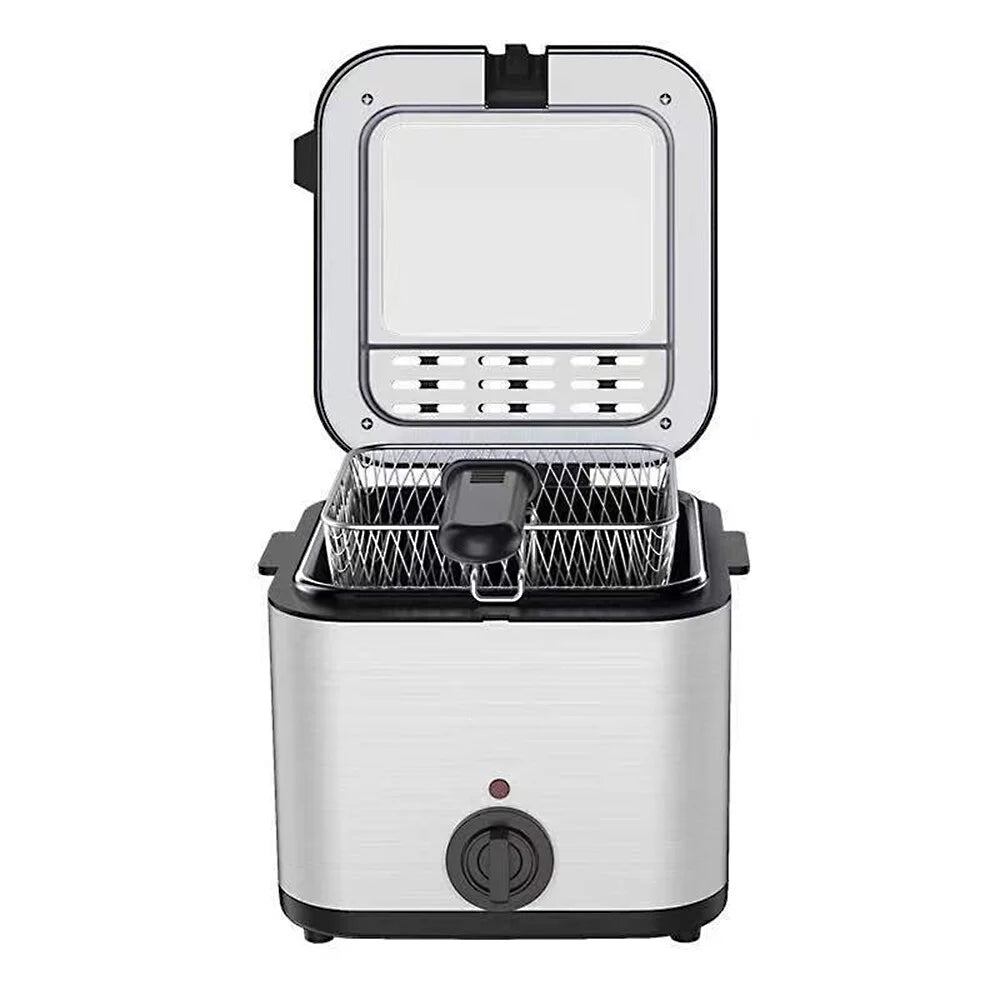 Stainless Steel Deep Fryer with Basket, 2.5 Liter, 1000 Watts, Non Stick Z62093