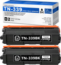 TN339 Toner Cartridge Replacement for Brother Printer (2 Pack, Black) W997531