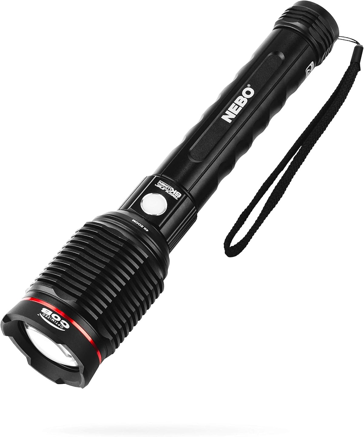 Black LED Rechargeable Flashlight E52237