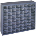 Gray Steel Cabinet, 64 Plastic Drawer V735