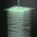 Oil Rubbed Bronze LED Square Shower Head Pack of 2 Y583