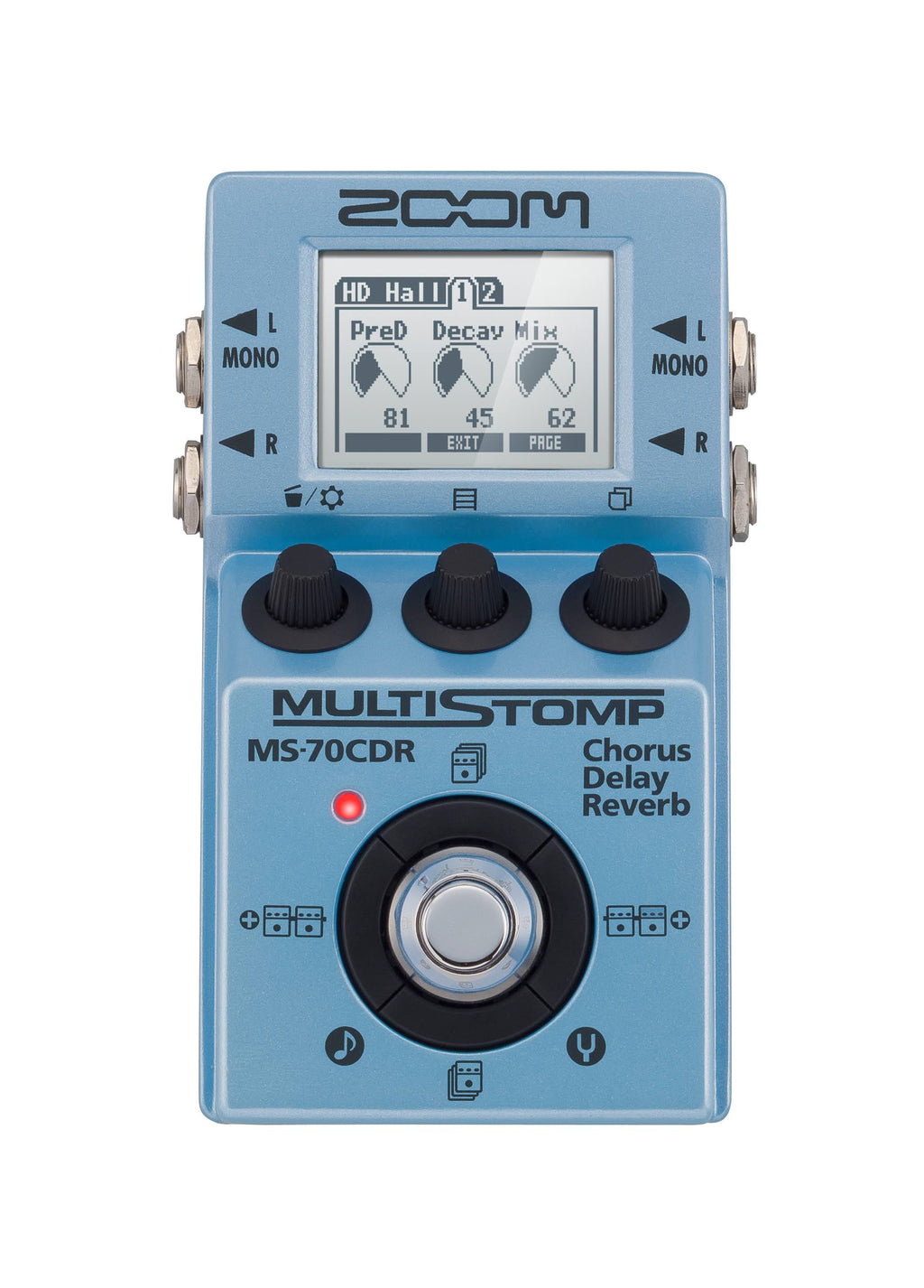 MultiStomp Bass Pedal with Chorus, Delay, Reverb Effects Z457
