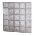 Frameless Replacement Glass Block Window 40-in x 40-in Rough Opening X481