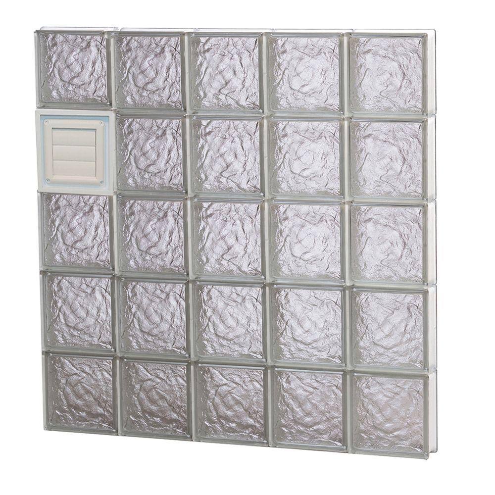 Frameless Replacement Glass Block Window 40-in x 40-in Rough Opening X481