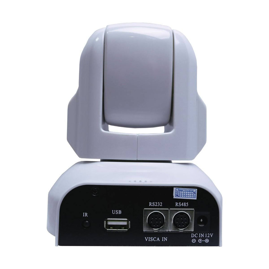 White 10x 720p 2.1MP Indoor USB 2.0 PTZ Camera B787694