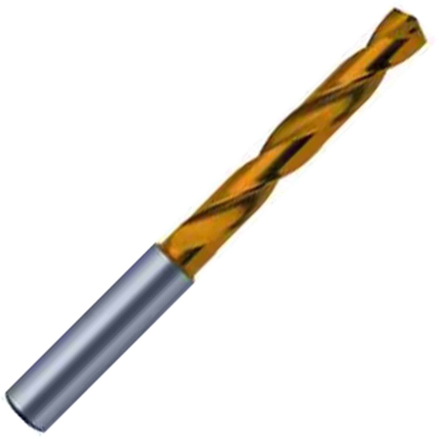 10mm Carbide Coolant Fed Drill with Reinforced Straight Shank I493