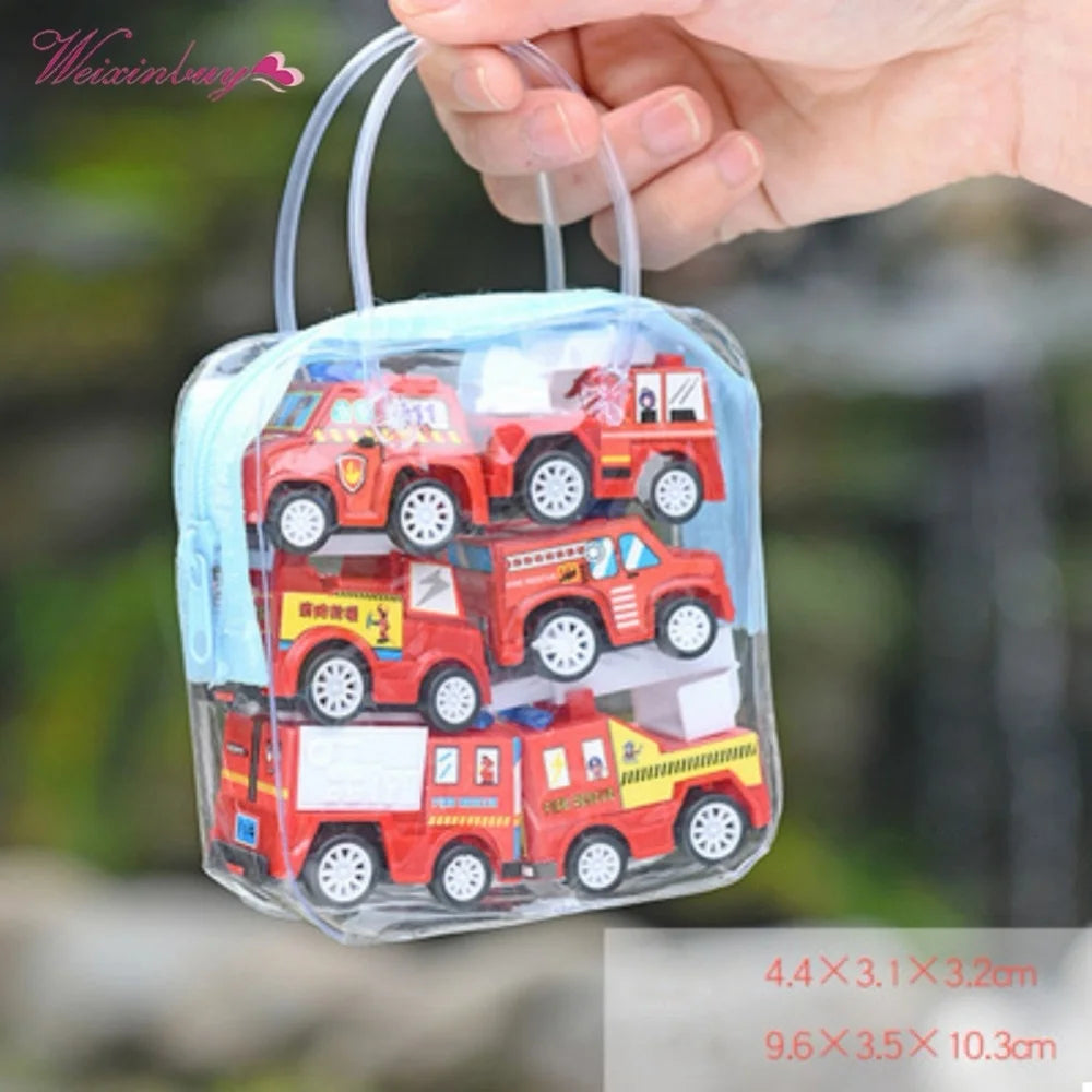 6pcs/set Pull Back Car Toys M7642