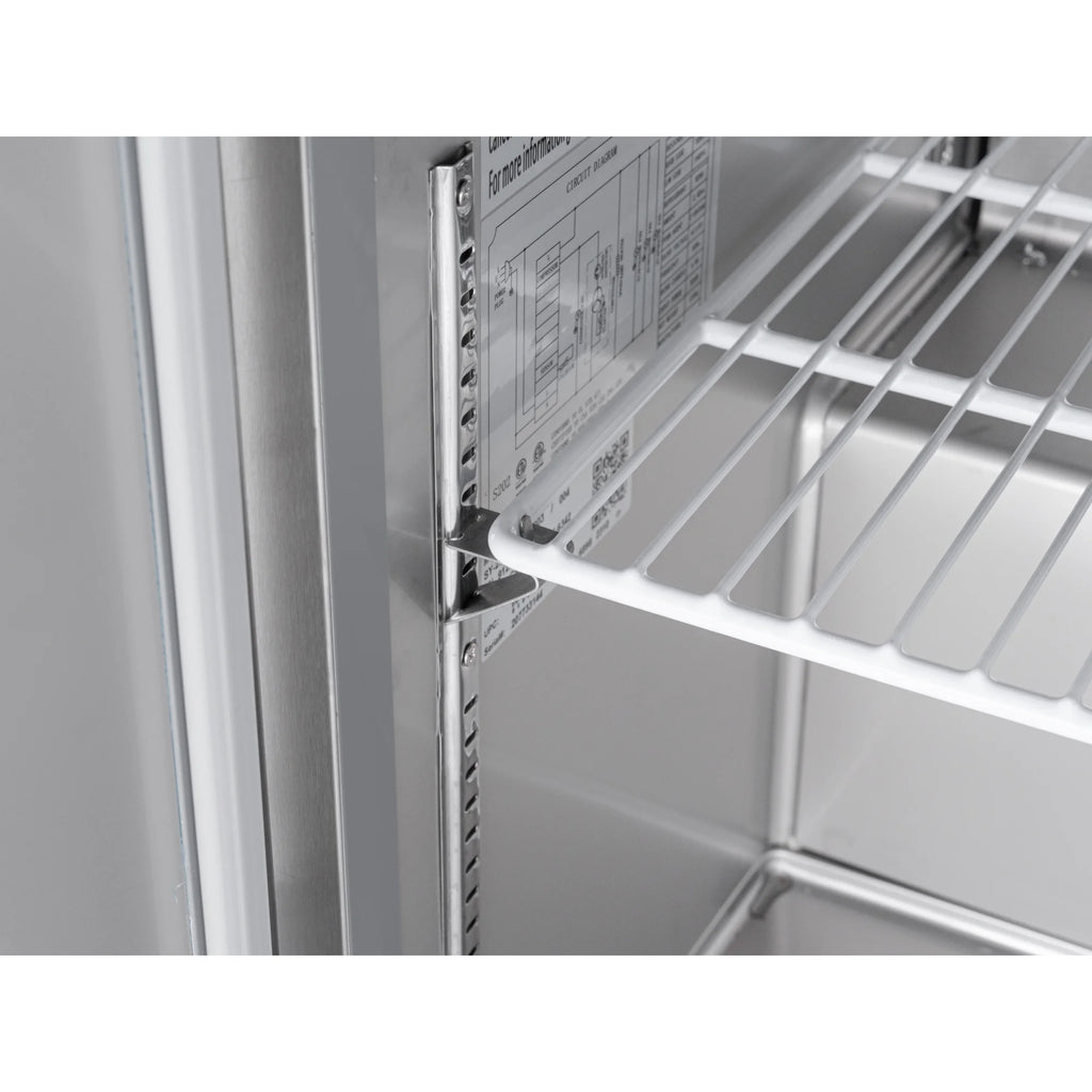 Commercial Refrigerated Prep Station Cold Table with 6 Pan Storage X2883