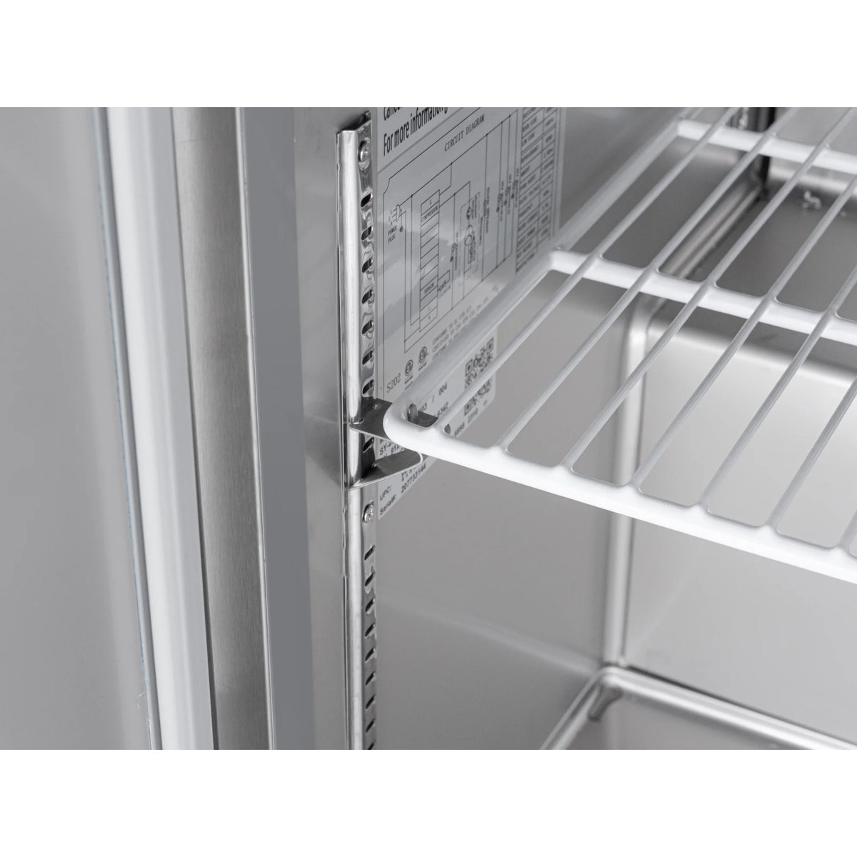Commercial Refrigerated Prep Station Cold Table with 6 Pan Storage X2883