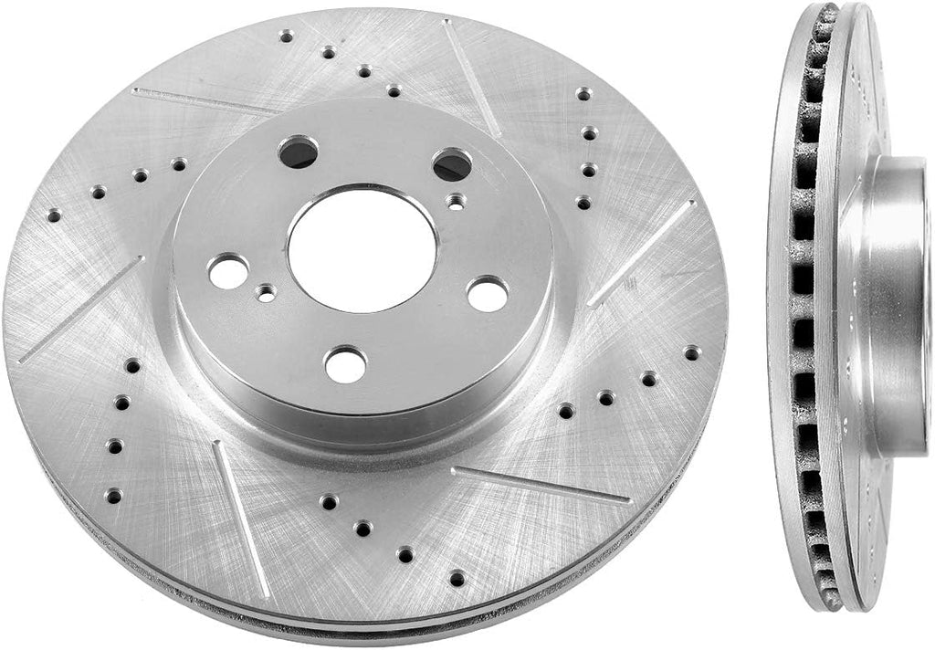 275mm Drilled & Slotted 5 Lug Rotors I64585