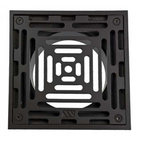 6x22 Square Solid Nickel Bronze Plated Drain Grid T965
