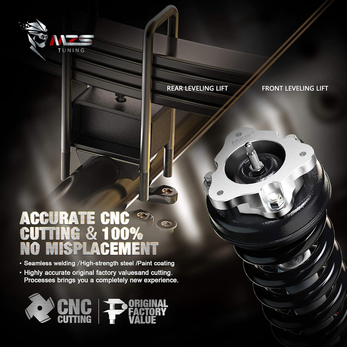 2 inch Rear Suspension Leveling Kit Pack of 2 Y364