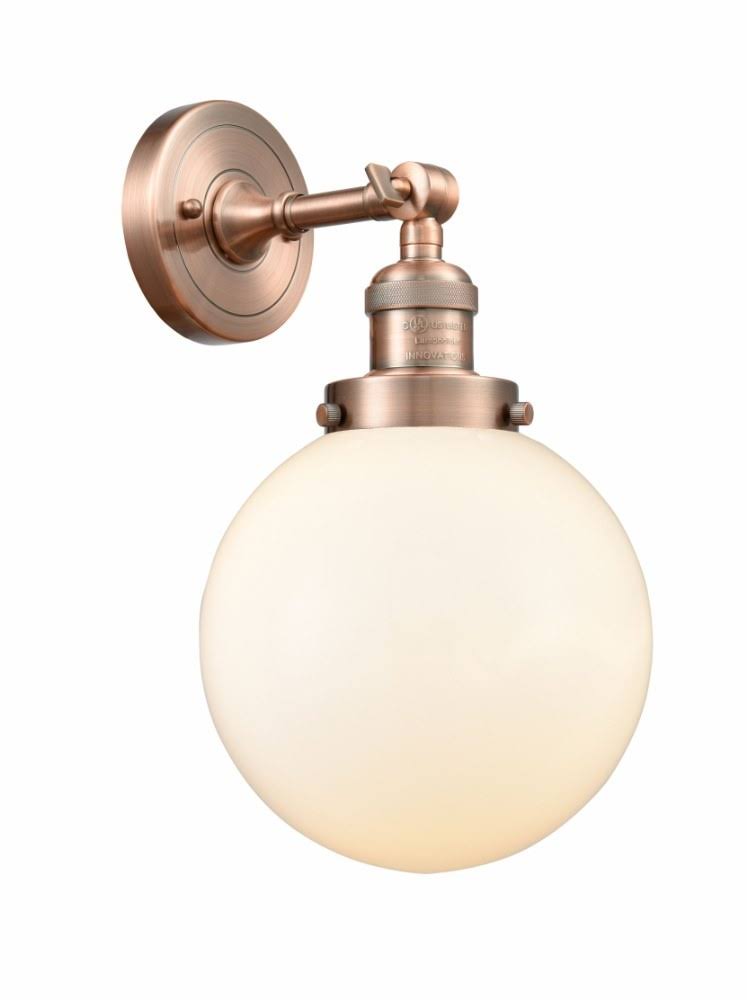 Large Beacon 1 Light Semi-Flush Mount A80805