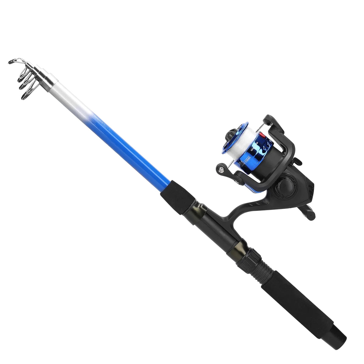 Portable Fishing Accessory Bag with Retractable Fishing Rod and Fishing Reel Set R78903