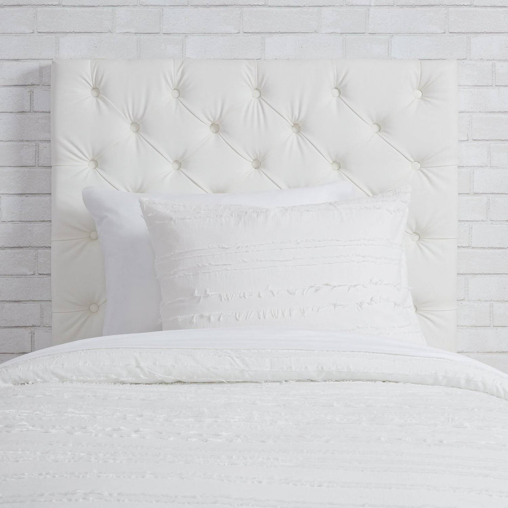 Twin/Twin XL Powered Tufted Headboard White T75989