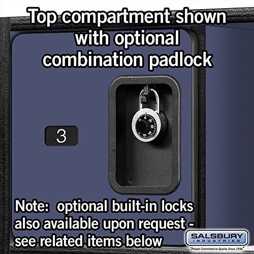 Blue 18-Inch Wood Locker W490212