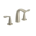 Brushed Nickel 2-Handle Bathroom Faucet with Drain Z427