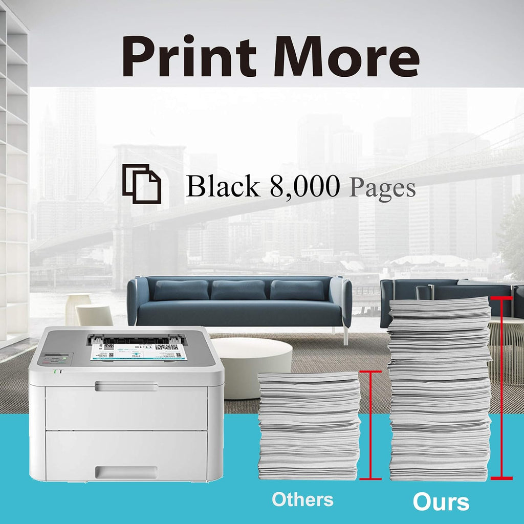 4-Pack TN-850 Toner Cartridge, 8,000 Pages, Pack of 2 Q809