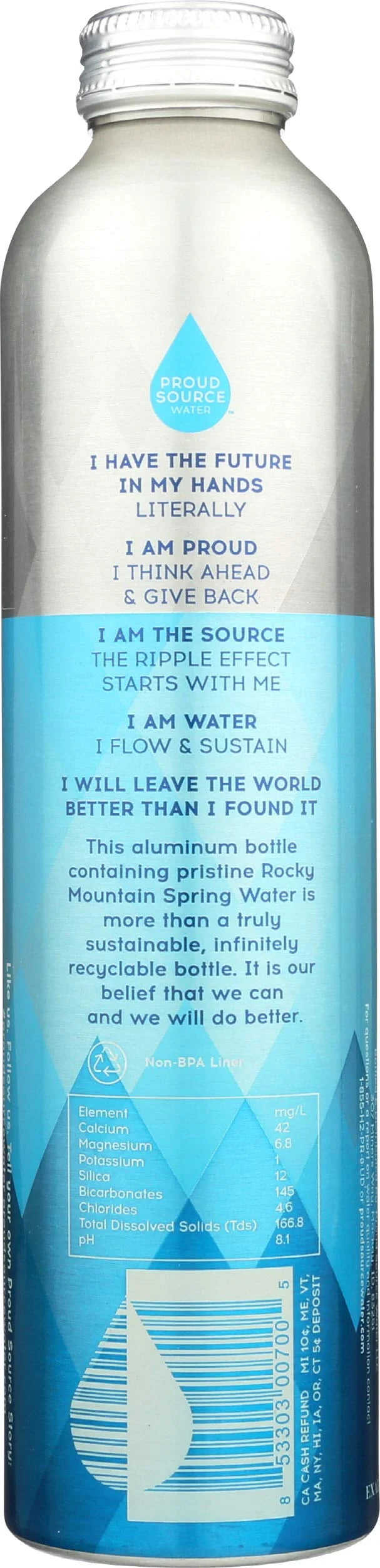 25.3 Fl Oz Spring Water G6478