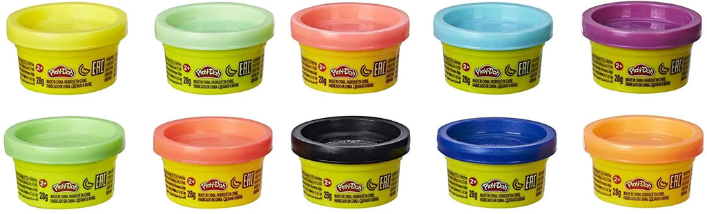 10 1oz Cans Play-Doh Assorted Color D3654
