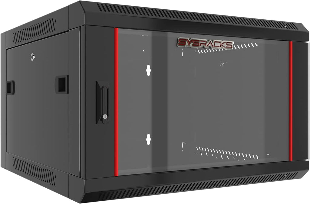 6U 24-Inch Depth Wall Mount Server Rack Cabinet F1461