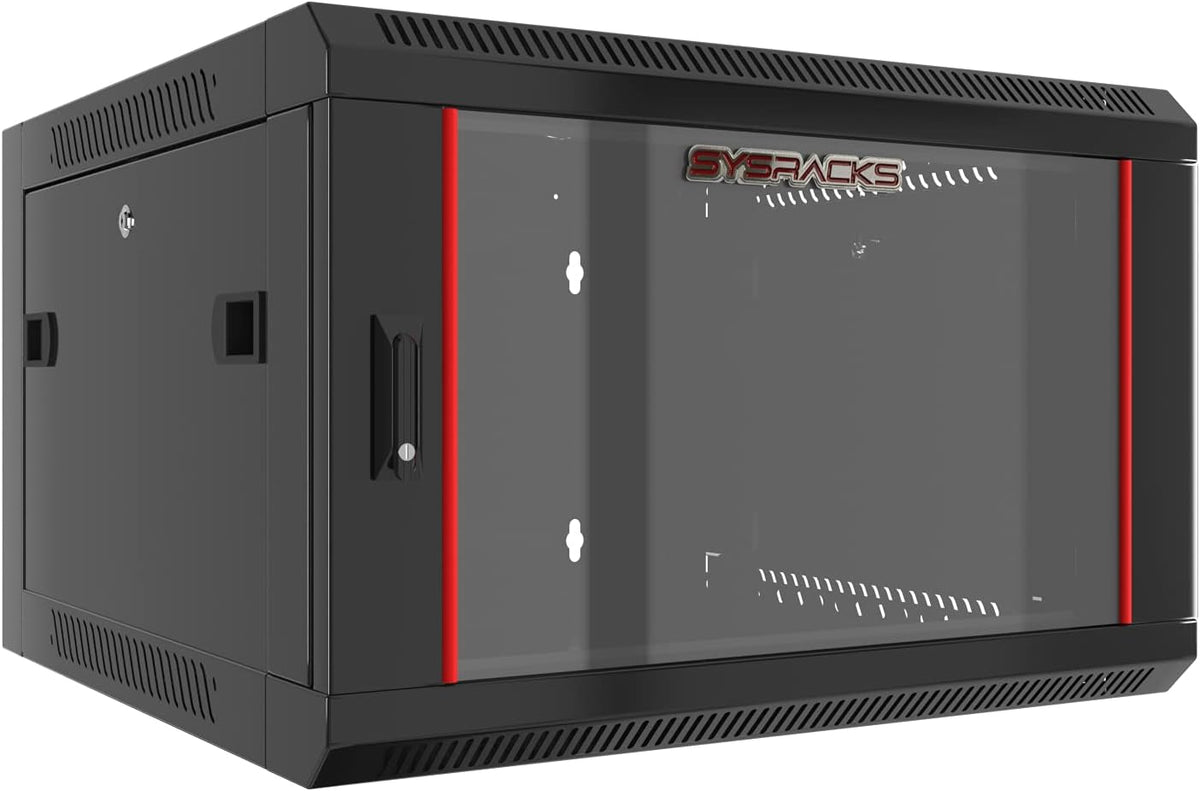 6U 24-Inch Depth Wall Mount Server Rack Cabinet F1461